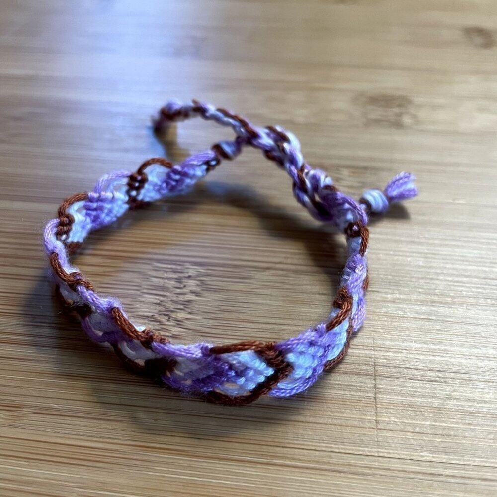 Eleanora Woven Bracelet anklet trendy comfortable tie embroidery thread woven gi